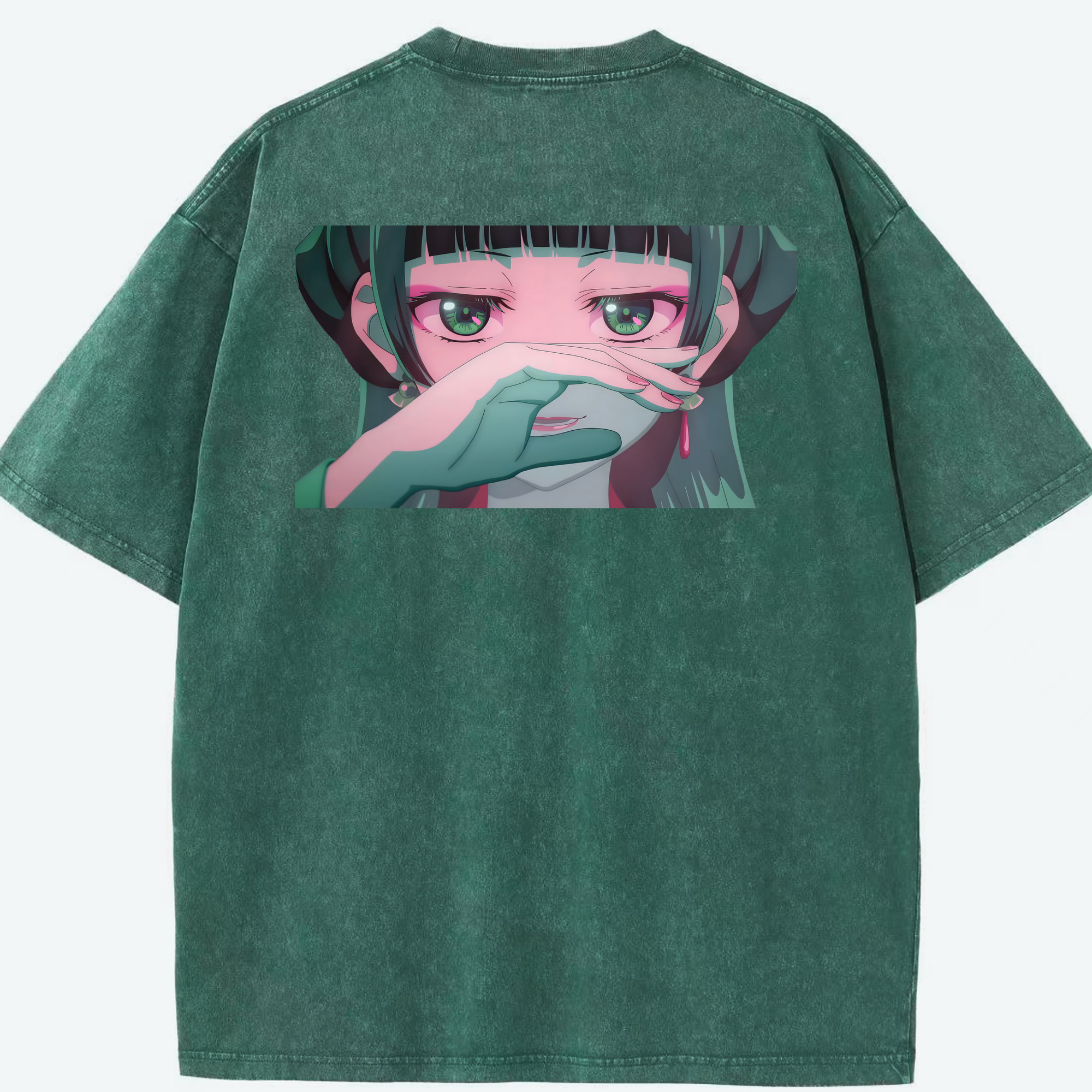 （画像用） 薬屋のひとりごと The Apothecary Diaries 綿100% ヴィンテージ風 半袖Tシャツ（背面プリント）